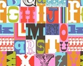 Letterpress in Multi from Gabbie by Maude Asbury- Fat Quarter