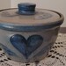 Rowe Pottery's Salt-glazed Stoneware Lidded Casserole Crock (1 1/4pnt.)