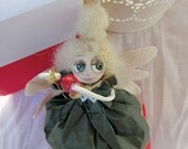 MADE TO ORDER - Miniature angel art doll