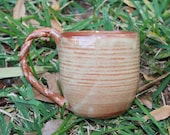 Braided Handle Mug, Nutmeg Tan Cone 6