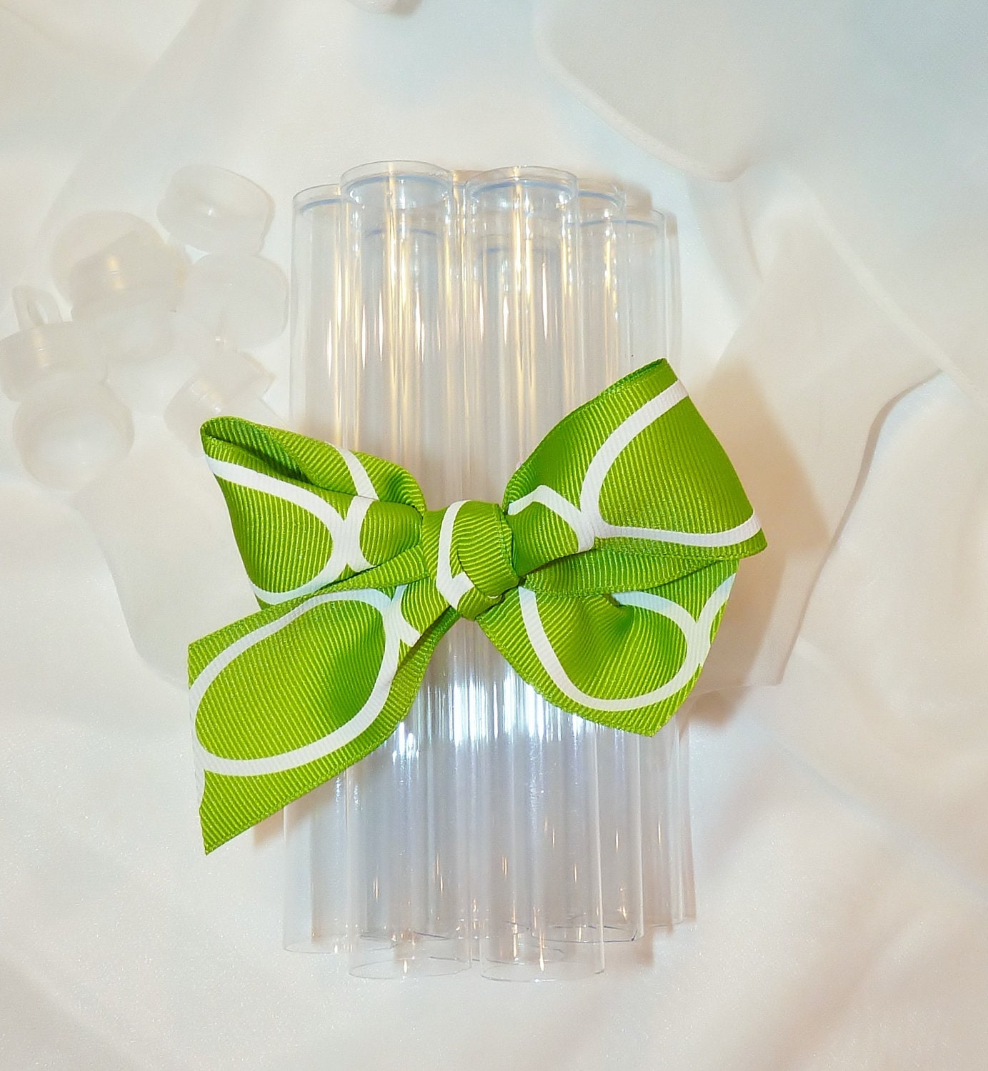 CLEAR Plastic Favor TUBES Candy CLEAR Gum Ball by LolaLovesAparty