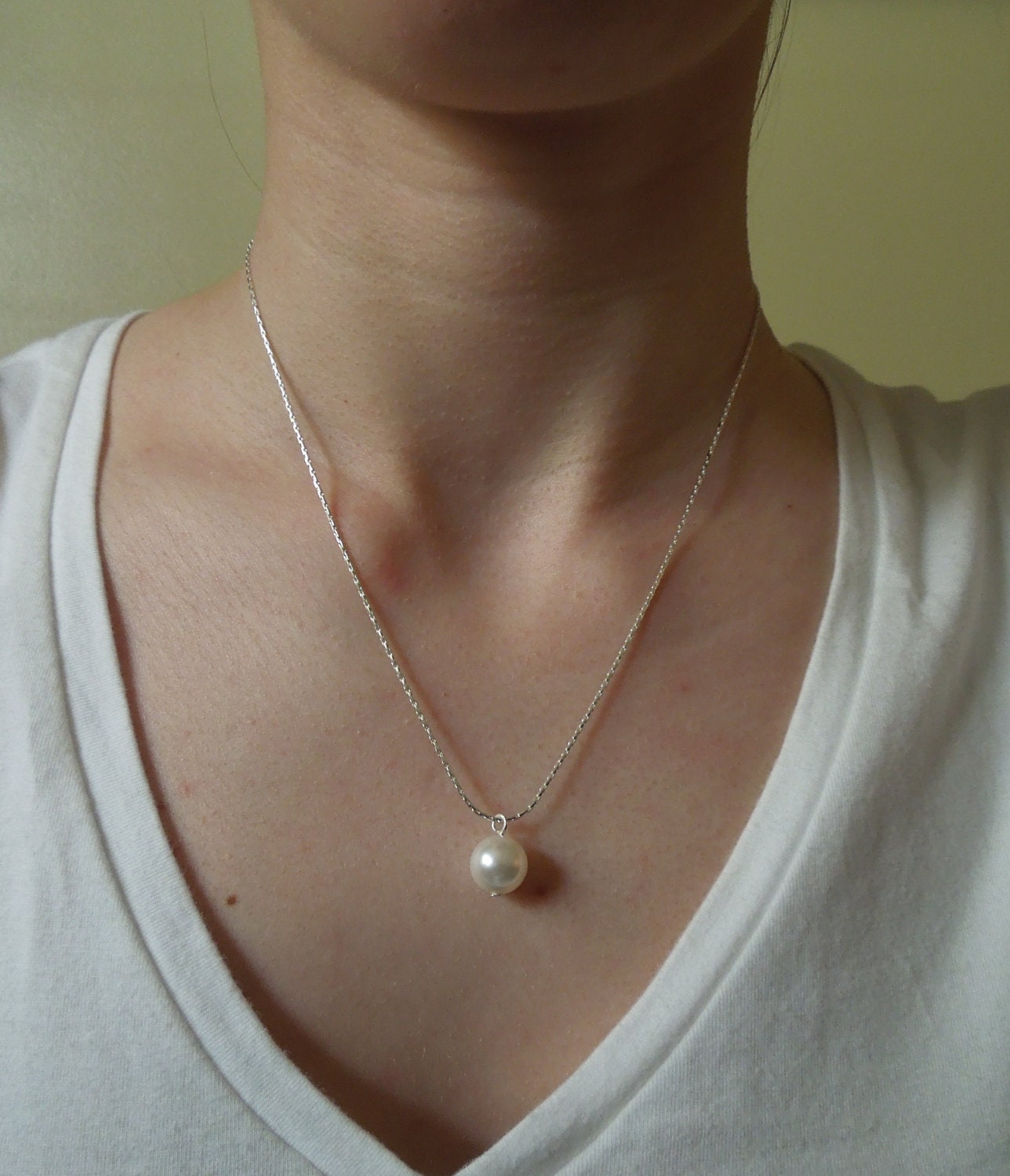 Bridesmaid Pearl Necklace