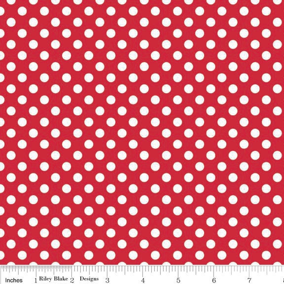 Small Red Polka Dot