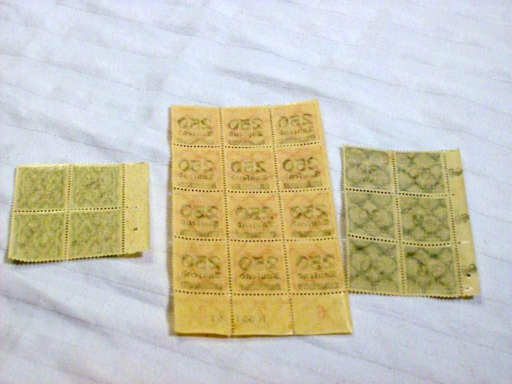 Antique German ww1 era 1920s stamps mint condition never hinged blocks over prints  lot number 3 deutsches reich