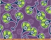 SALE - Kingdom Collection - Jessica Levitt for Windham Fabrics - Small Flowers in Purple - Half Yard