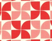 SALE - FLANNEL - Marmalade Fabric Collection - Bonnie & Camille for Moda - Pinwheel in Strawberry- Half Yard