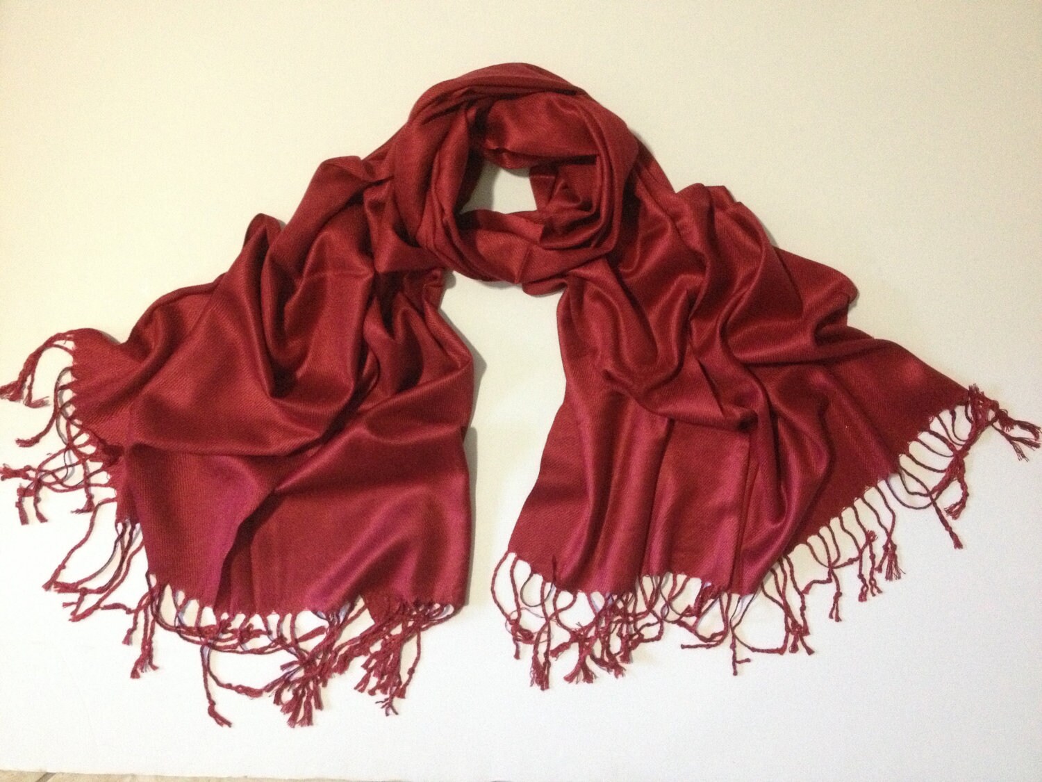 Burgundy Pashmina