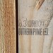 ON SALE Huge Pallet Clock 46" dia.