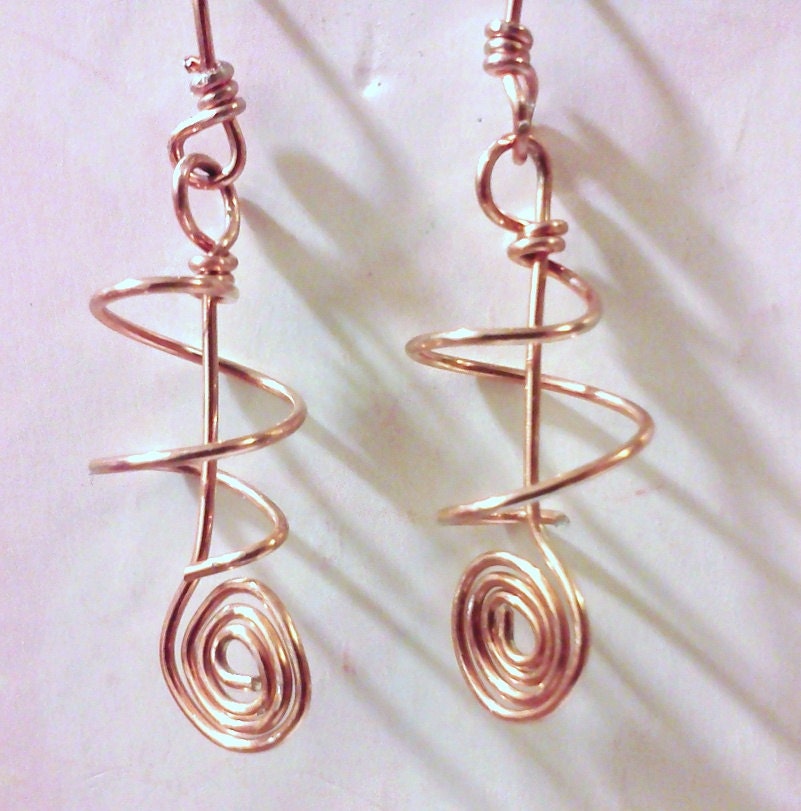 Copper Swirls and Curls