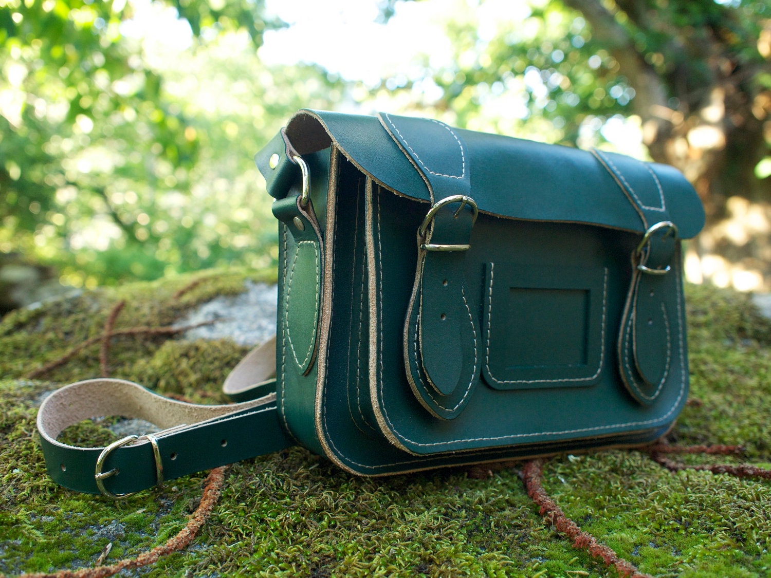 Satchel leather small bag