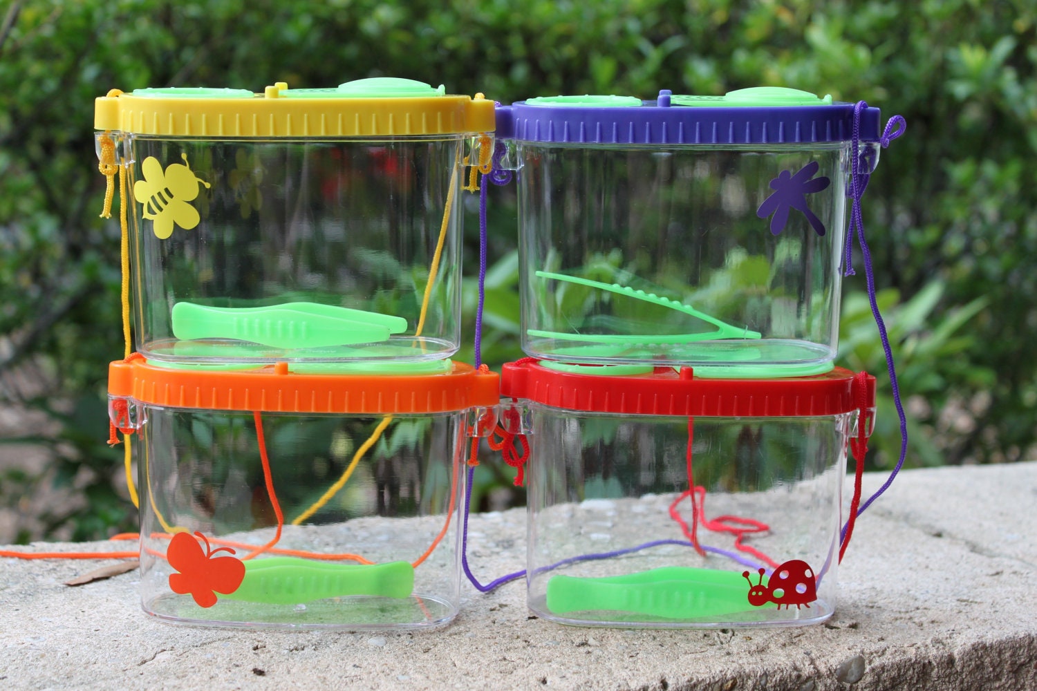 Ladybug, Butterfly, Bumble Bee, Dragonfly Assorted Bug Catchers - choose the design or combination you like best