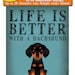Life is Better with a Dachshund Art Print 11x14 - Custom Dog Print