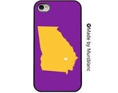 iphone case " Georgia love " State love. Hometown Pride. USA.  Unique iPhone Case, iPhone 4s Case, Cases for iPhone 4, iPhone Cover