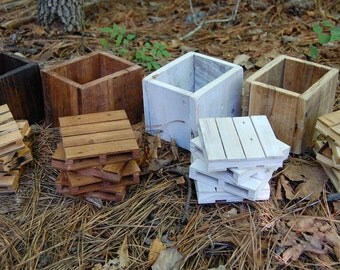 Pallet Coaster Set From Reclaimed Pallet