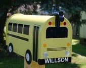 School Bus Mailbox by TheBusBox Custom  - Back to School - SchoolBusBox