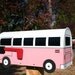 Pink Volkswagen Bus Mailbox by TheBusBox Custom made - Choose your color - SplitBusBox