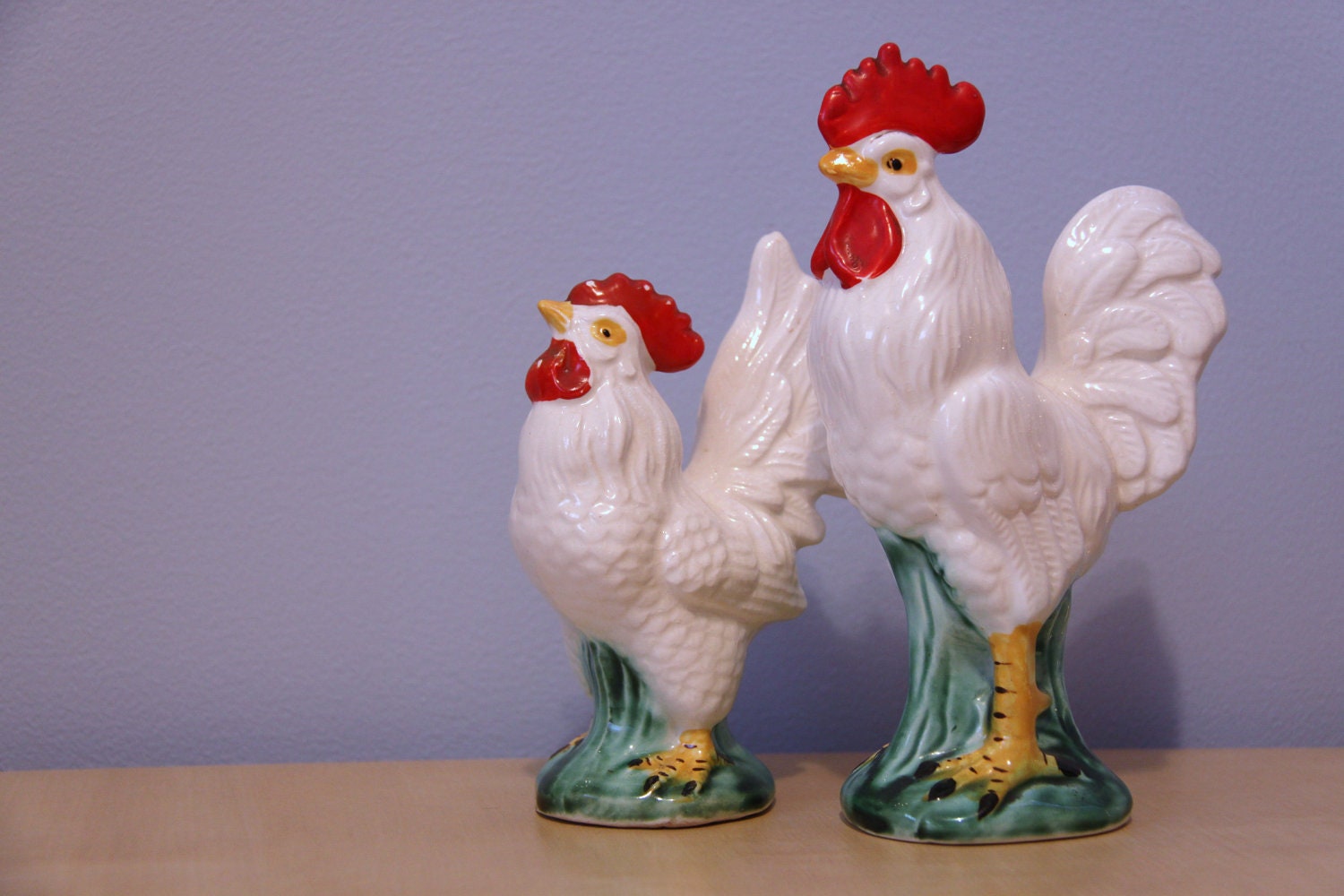 lefton rooster figurine