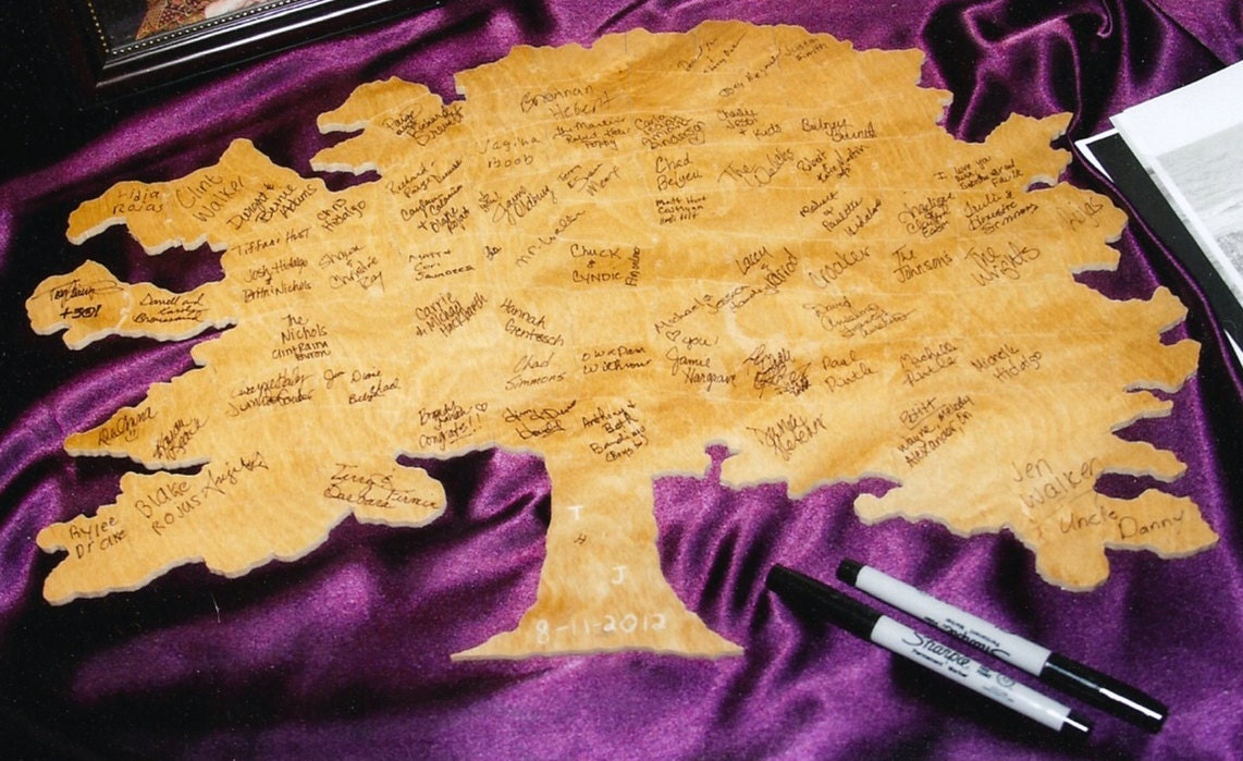 Oak Tree Puzzle Guest Book - 60 Pieces