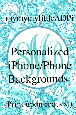 Monogrammed Backgrounds