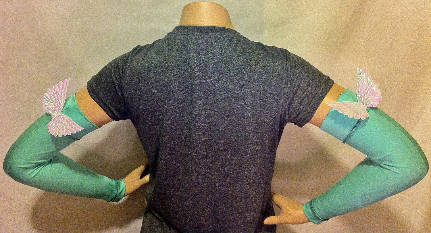 Tinkerbell Periwinkle inspired Fairy Running Sleeves for women who are super.