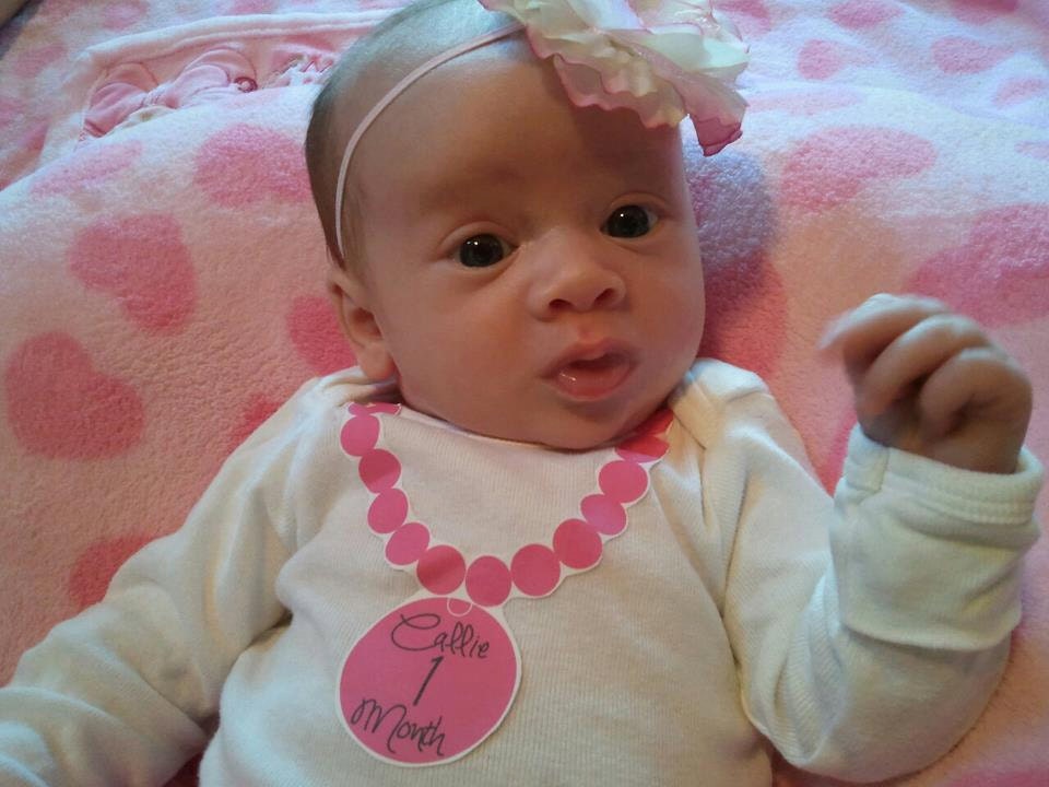 Baby Monthly Necklaces: Pretty in Pink Il_570xn