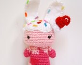 Crochet Ice Cream Bunny Amigurumi Toy (Made to Order)