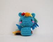 Crochet Rainbow Dash My Little Pony Amigurumi Toy