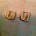 Vintage Pierced Earrings by Ralph Lauren with 14k Gold posts