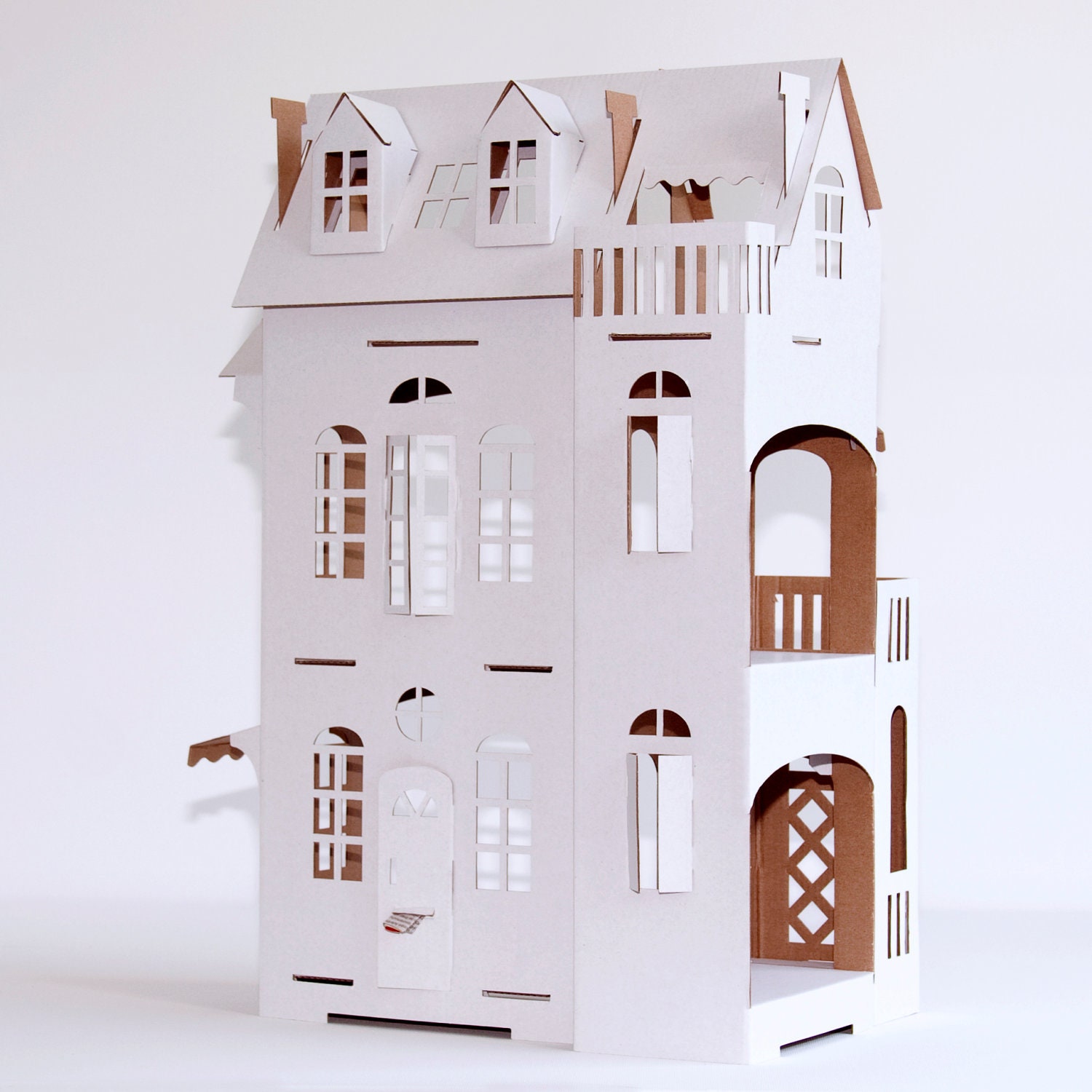 Villa Cartabianca nr 9 - Cardboard dollhouse