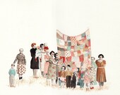 Bucolic, Watercolour Print
