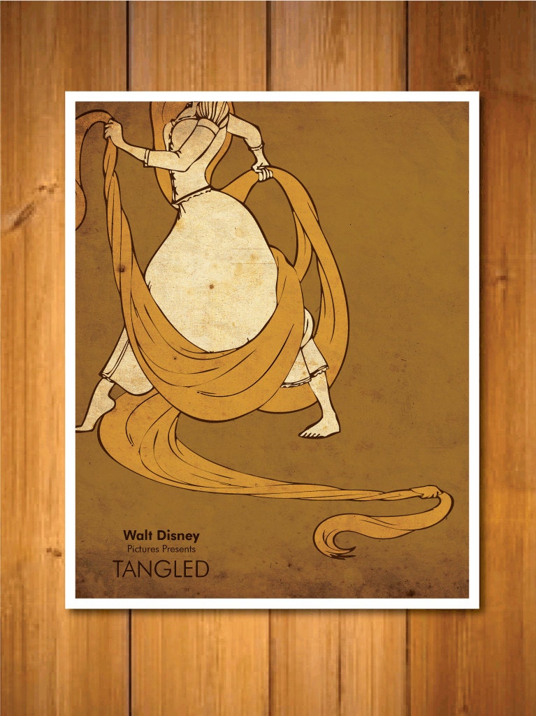 Walt Disney  - Tangled 8" X 10" Poster