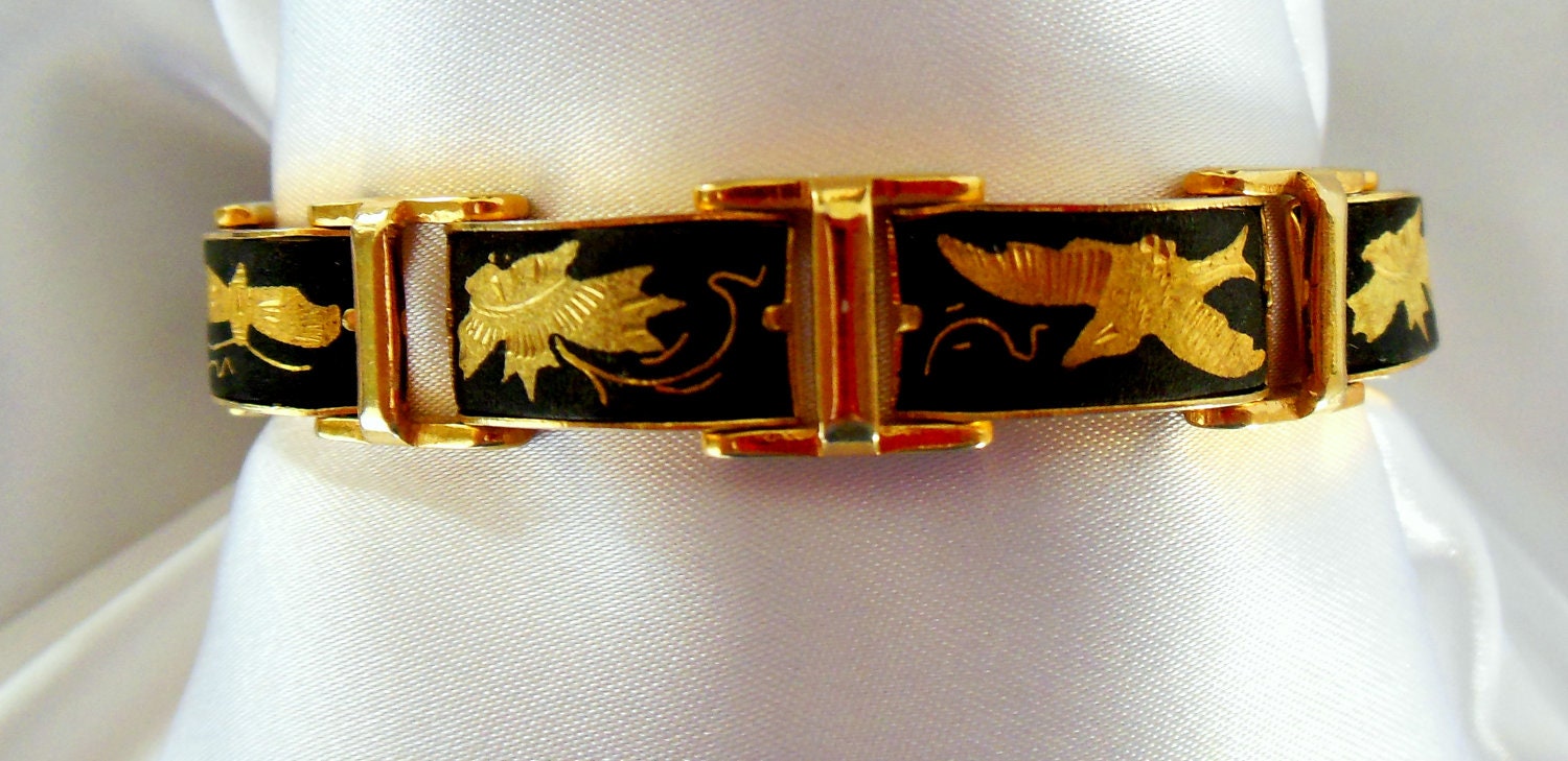 Vintage Bracelet Damacene Japanese