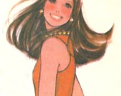 McCalls Blouse Vest Pants Pattern 3813 Vintage UNCUT size 7
