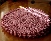 Crochet Dishcloths- Rose