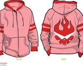 Nia  Teppelin Fleece Hoodie - Gurren Lagann