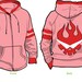 Nia  Teppelin Fleece Hoodie - Gurren Lagann