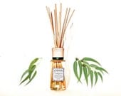 Organic Eucalyptus Essential Oil Reed Diffuser // 100 ml. - TheGreenAlchemist