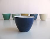 Ristretto ceramic ocean blue cup Wheel thrown pottery Espresso coffee cup Kitchen decor- made to order