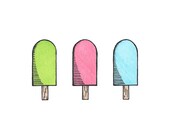 Summah Series - Set of 4 Original Prints - 5x7