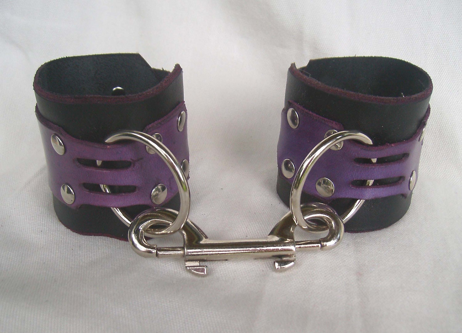 BDSM Cuffs, Bondage Cuffs, Leather Fetish Restraints for Slave basic