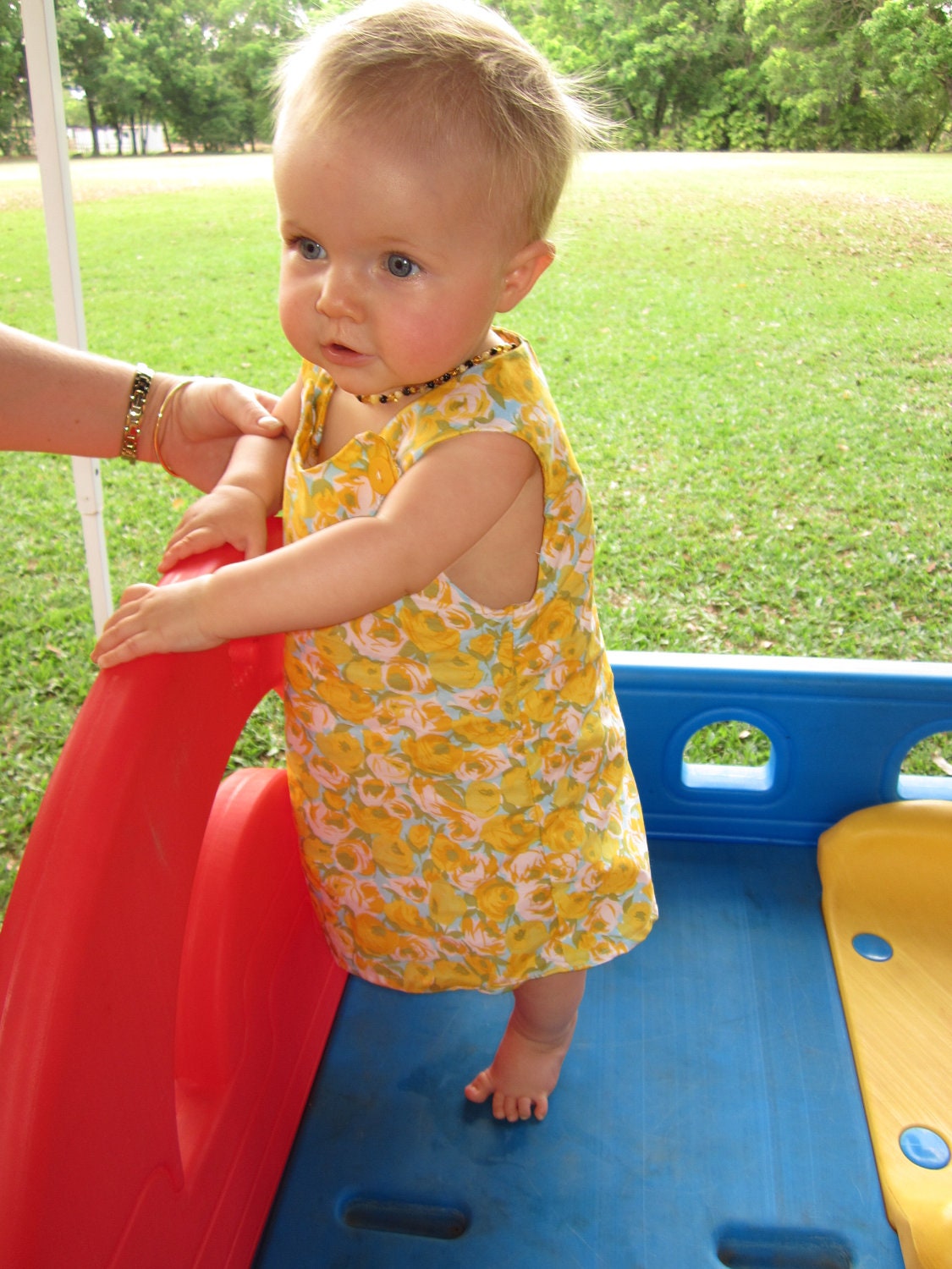Baby Dress "Vintage Roses"