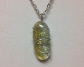 Green Crackle Pendant