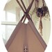 Canvas Kids Teepee - Fold Away Tepee With 6ft Bamboo Poles