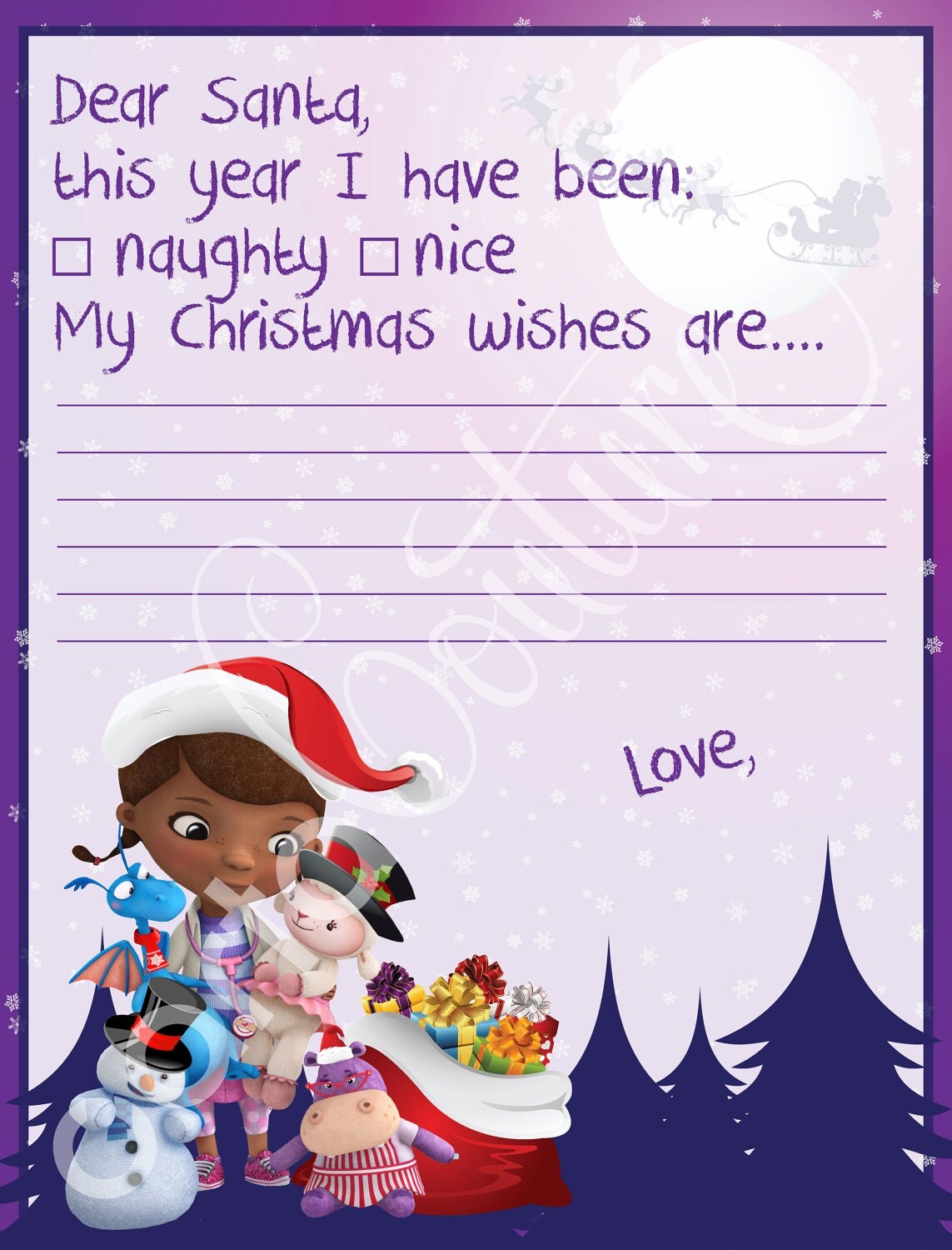 Dear Santa Letter