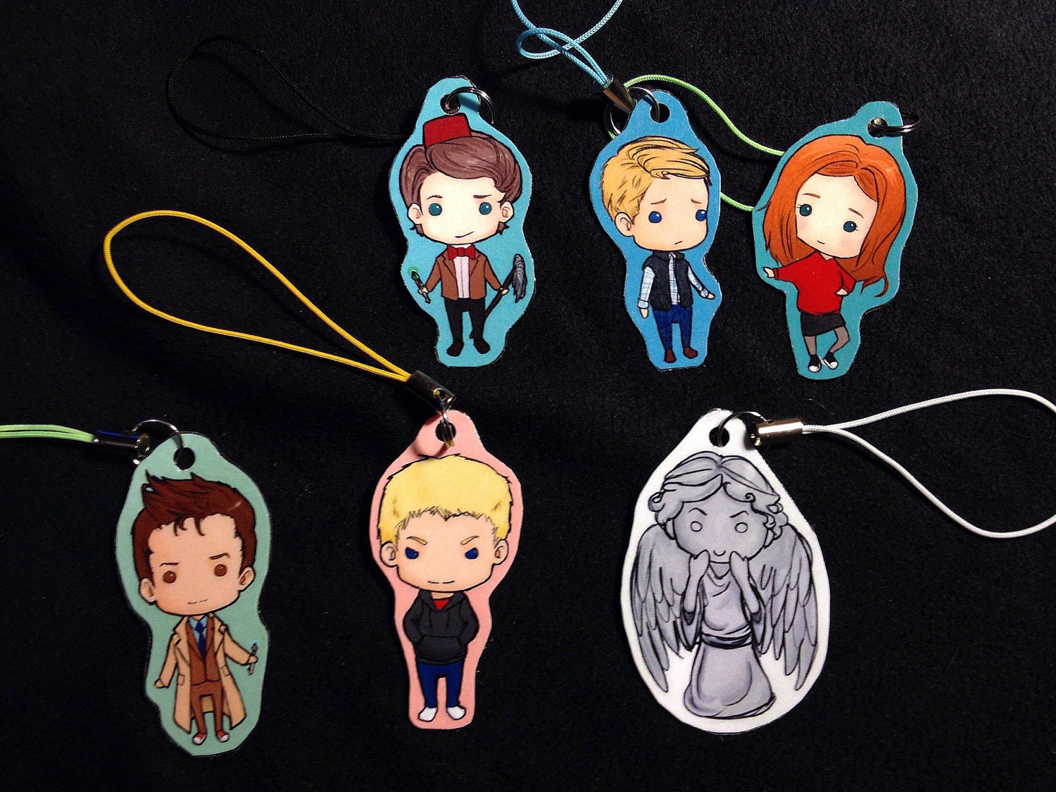 Doctor Who - Chibi Phone Charm Set