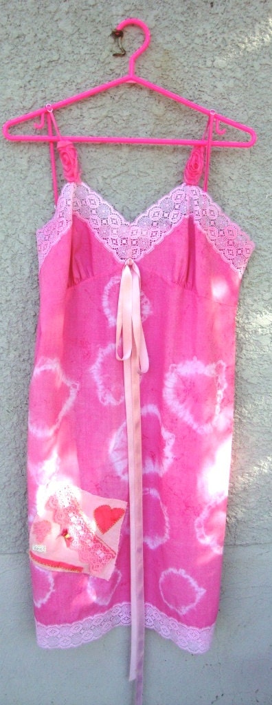 Recycled Pink Cotton Slip Dress