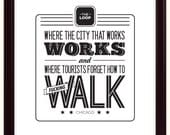 The Loop 11x14 Print Silk Screen Poster