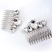 Wedding Hair Comb Clear Crystal teardrop Style Bridal hair tiara comb Wedding Hair accessory