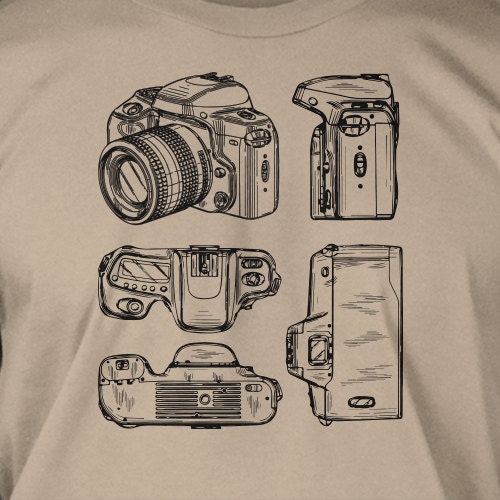 Camera Views Photography Photographer Gift Tshirt T-Shirt Tee Shirt Mens Womens Ladies Youth Kids Geek Funny
