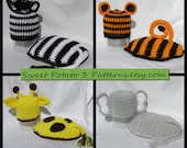 PATTERN Zoo Animal Hats & Capes - Crochet